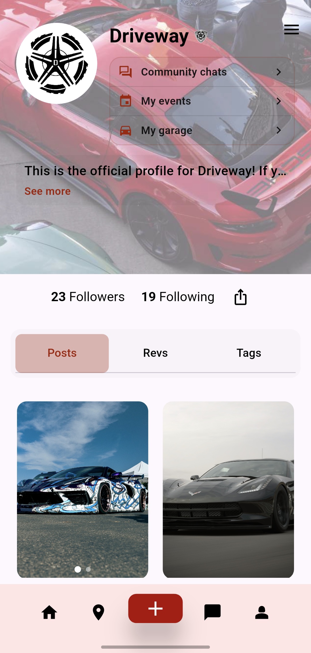 Showcase your ride in Driveway app